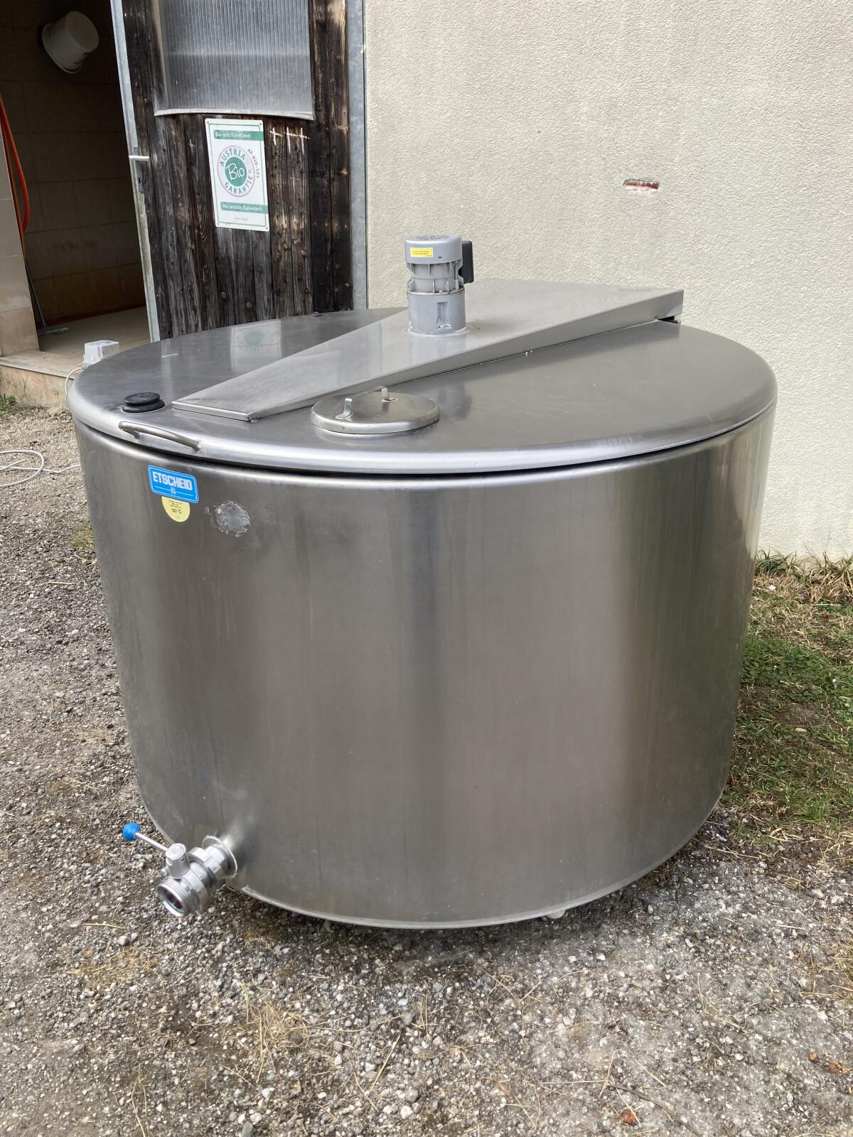 Edscheit Milchkühlwanne 1000l 2