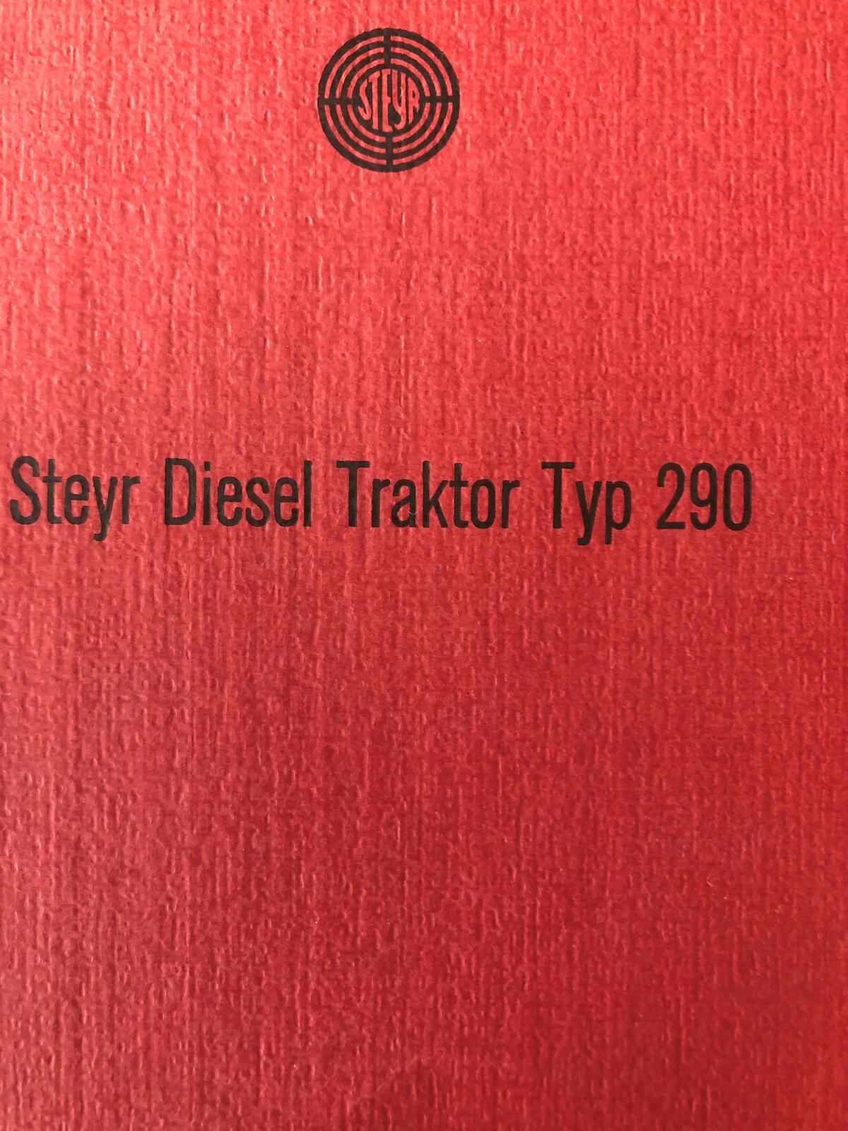 Steyr Diesel Traktor Typ 290 - Bj. 1966 3