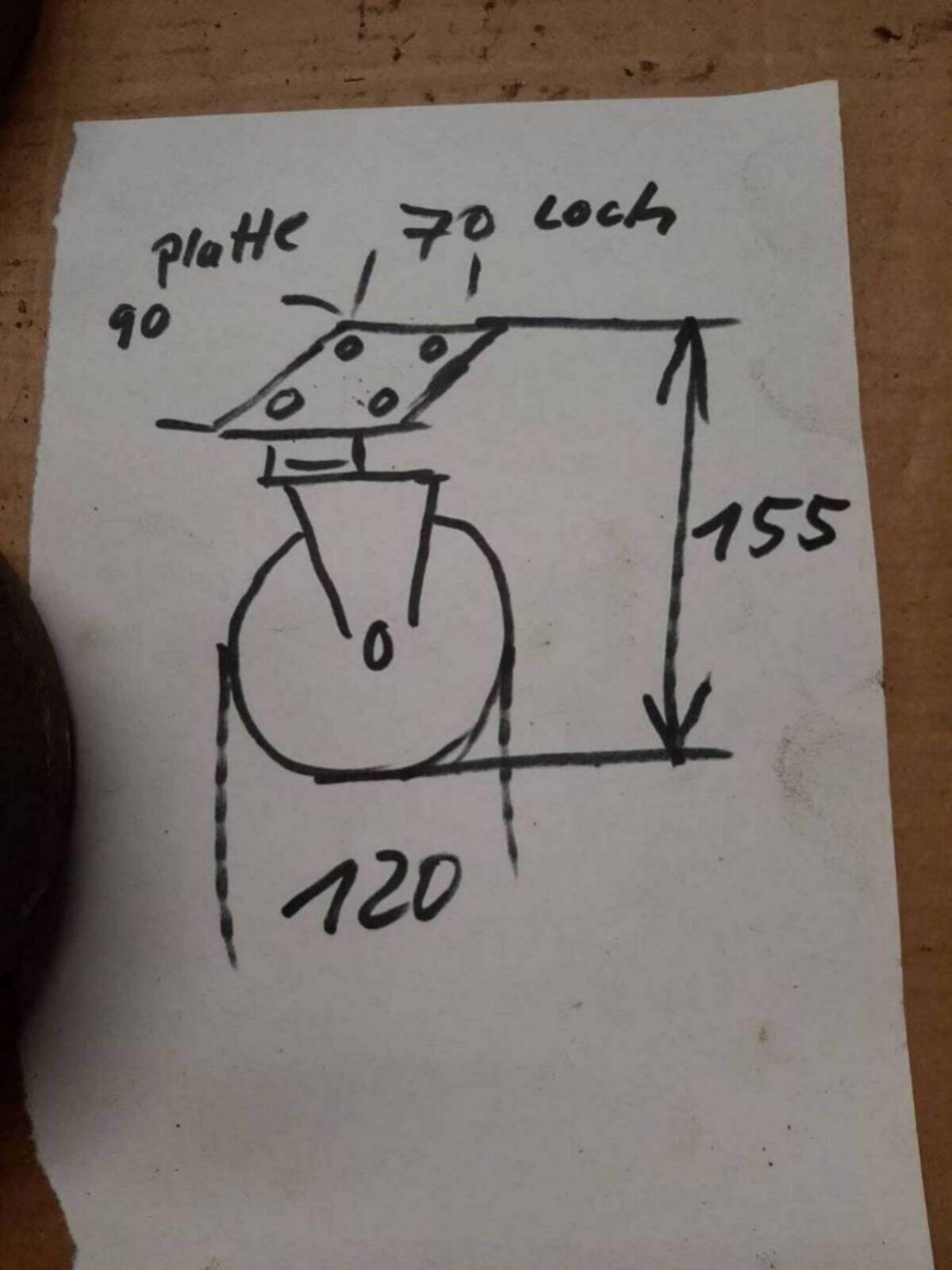 Gebrauchte drehbare Rollen 2