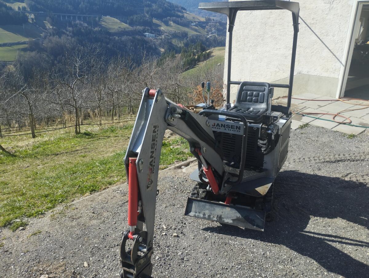 Minibagger Jansen MB 1000 2