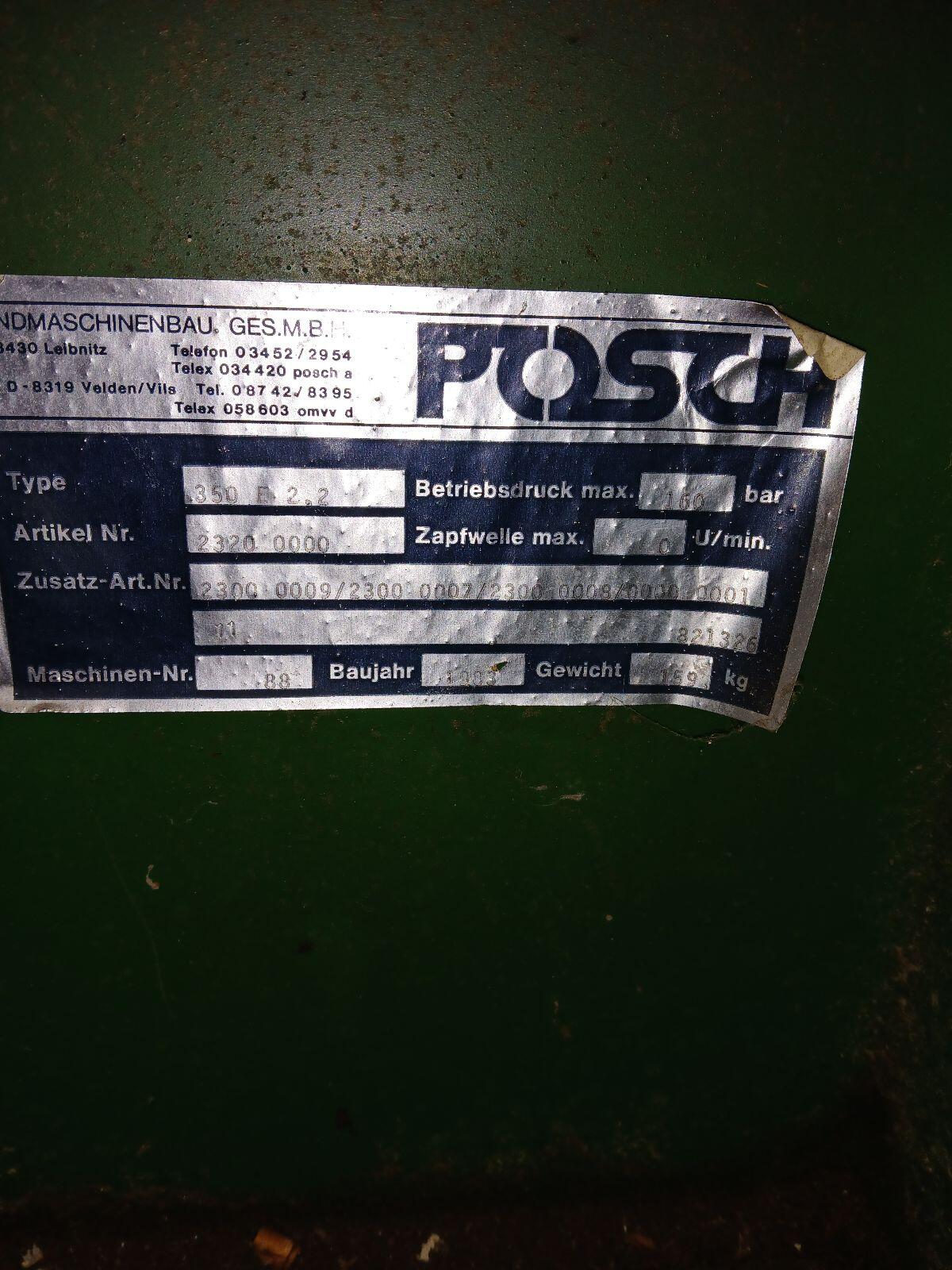 Posch Holzspalter 3