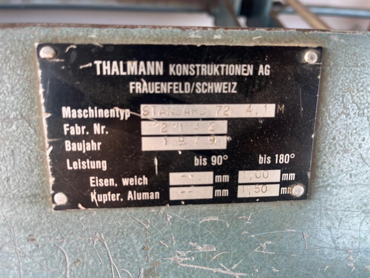 Thalmann Abkantmaschine 2