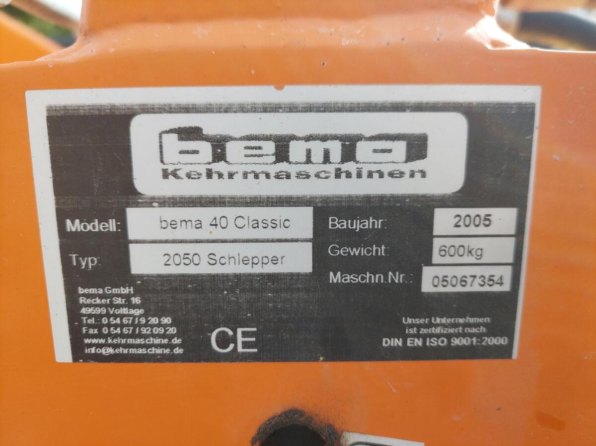 BEMA Kehrmaschine 2