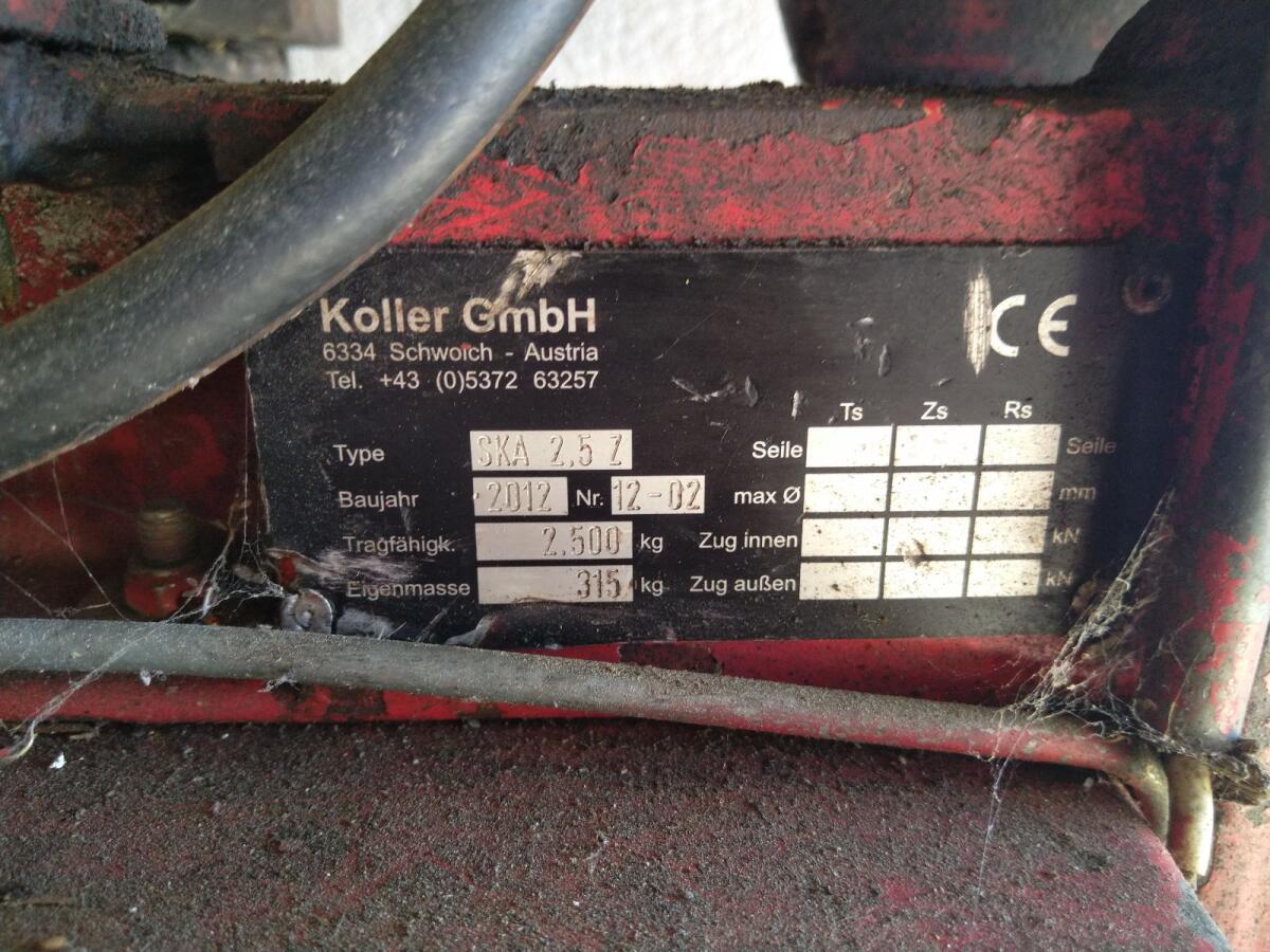 Laufwagen Koller SKA 2,5 2