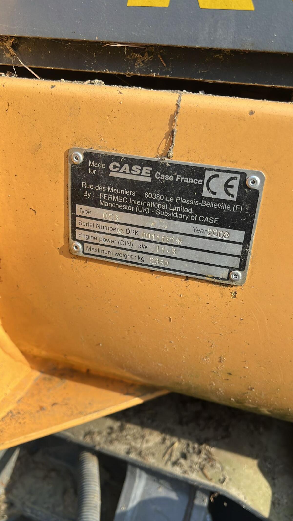 Minibagger case 023 2