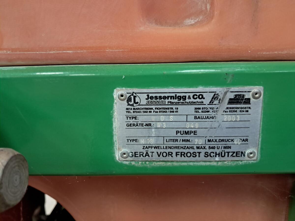 Weingartenspritze Jessernigg 3