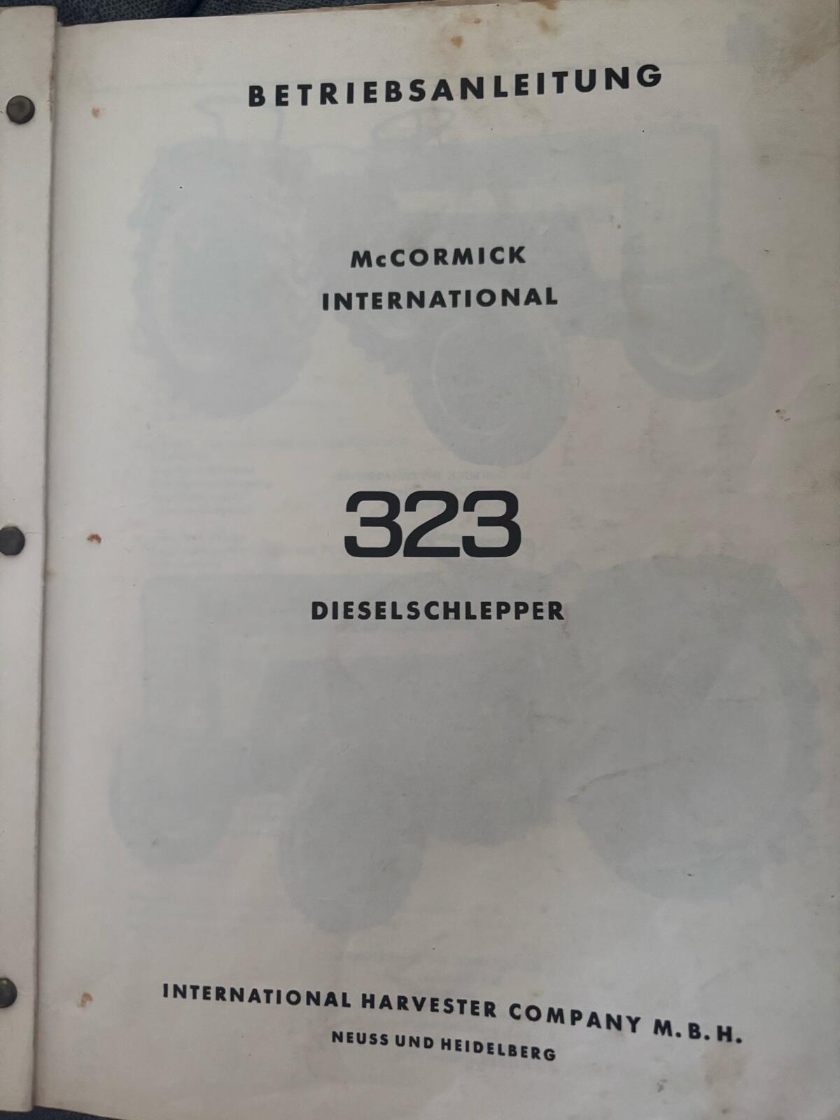 McCormick 323 Dieselschlepper 2