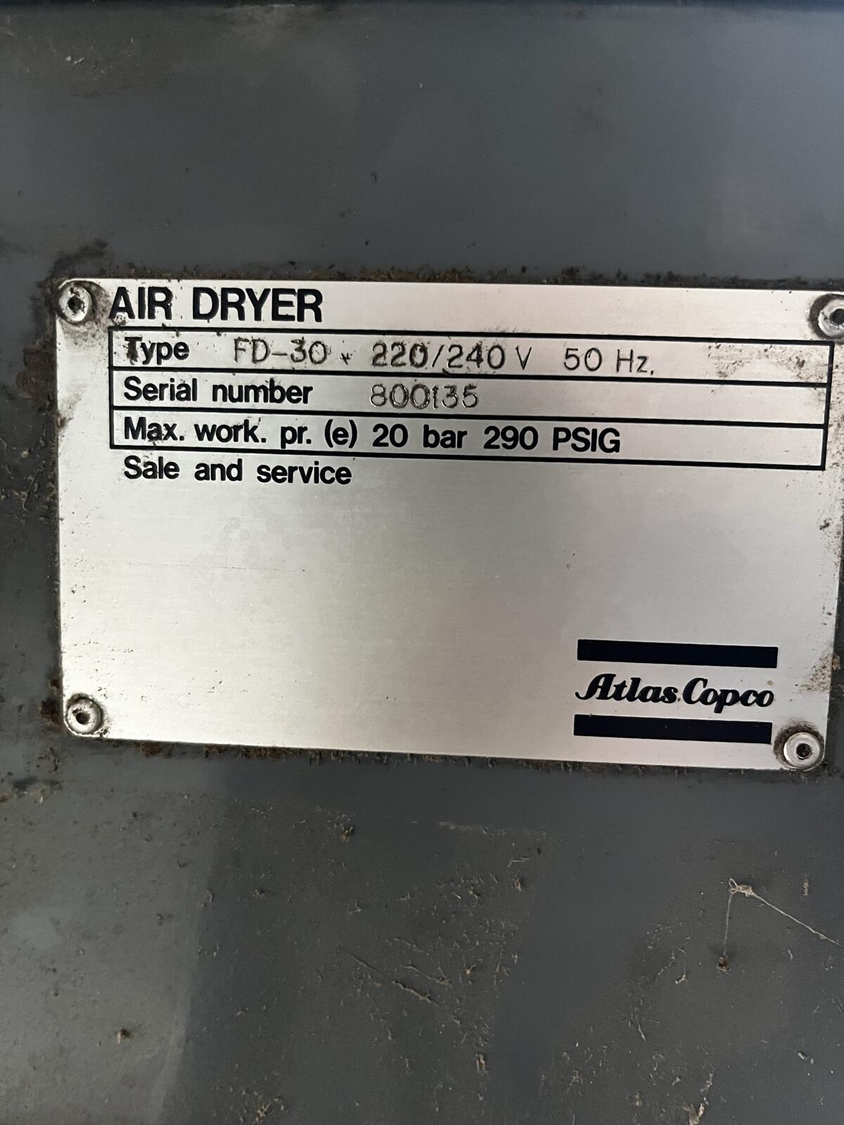 Schraubenkompressor Atlas Copo 2