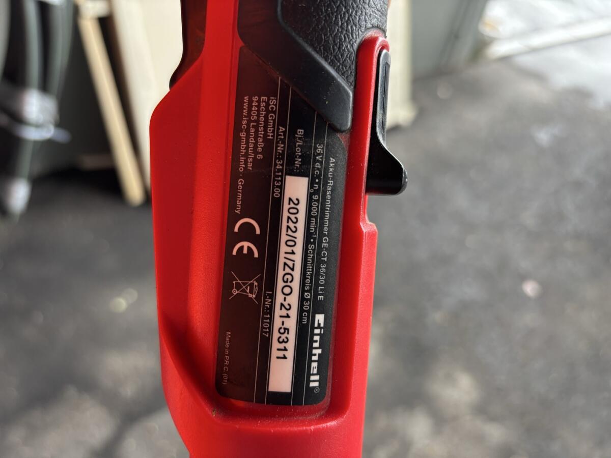 Einhell Akku Trimmer Sense 2