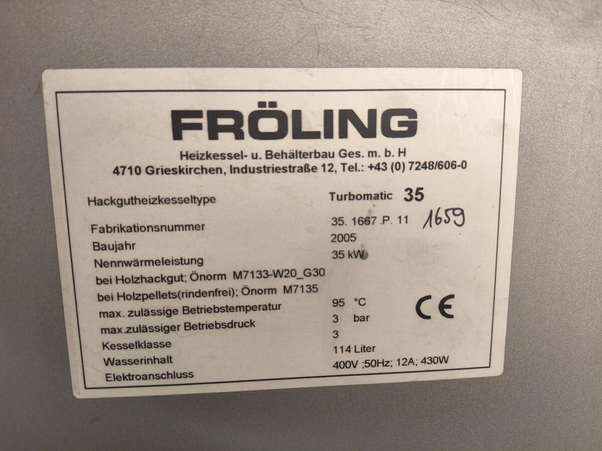 Hackgutkessel Fröling 2