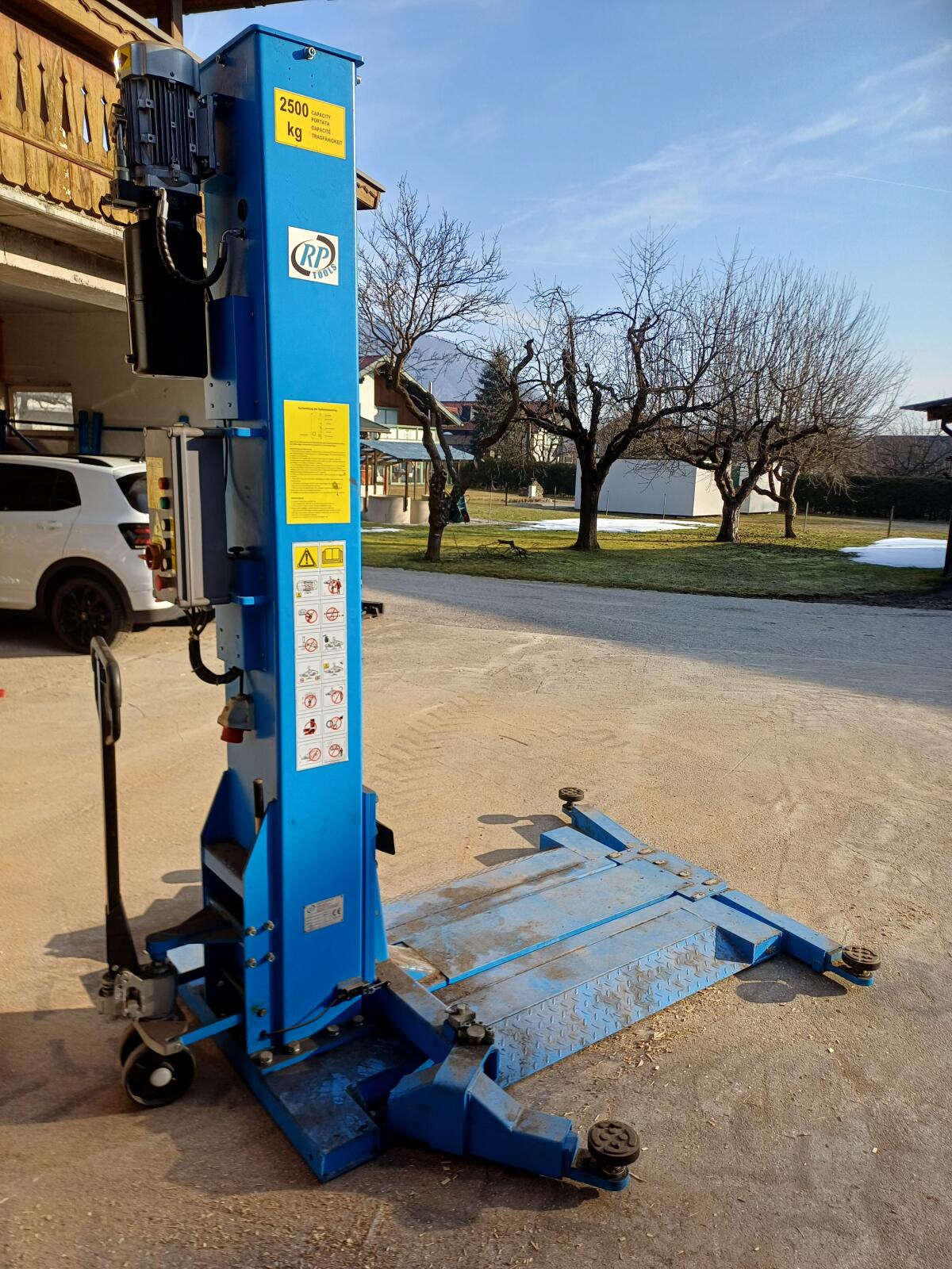 Einsäulenhebebühne, Hebebühne 2