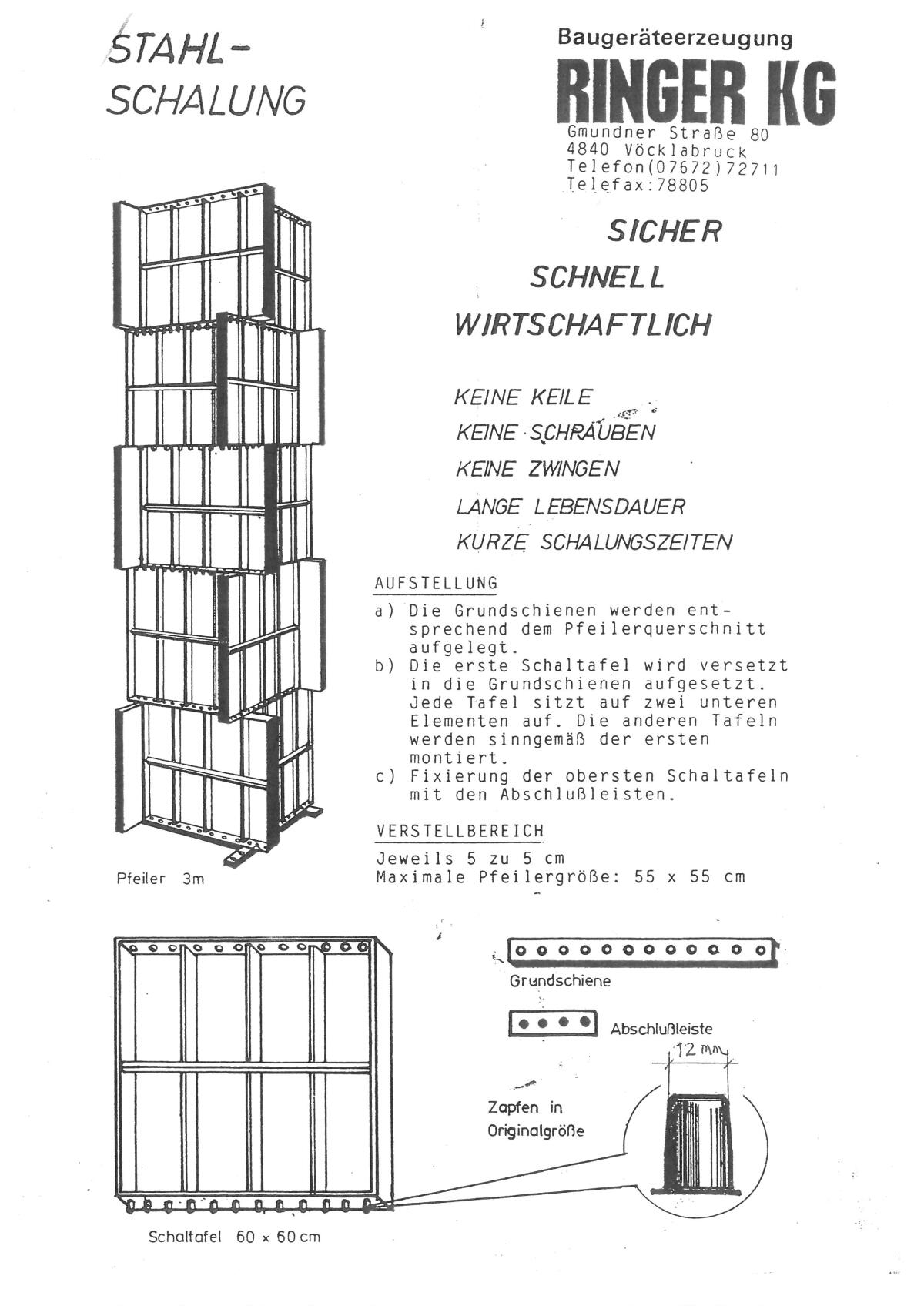 Ringer Stahlschalung 3