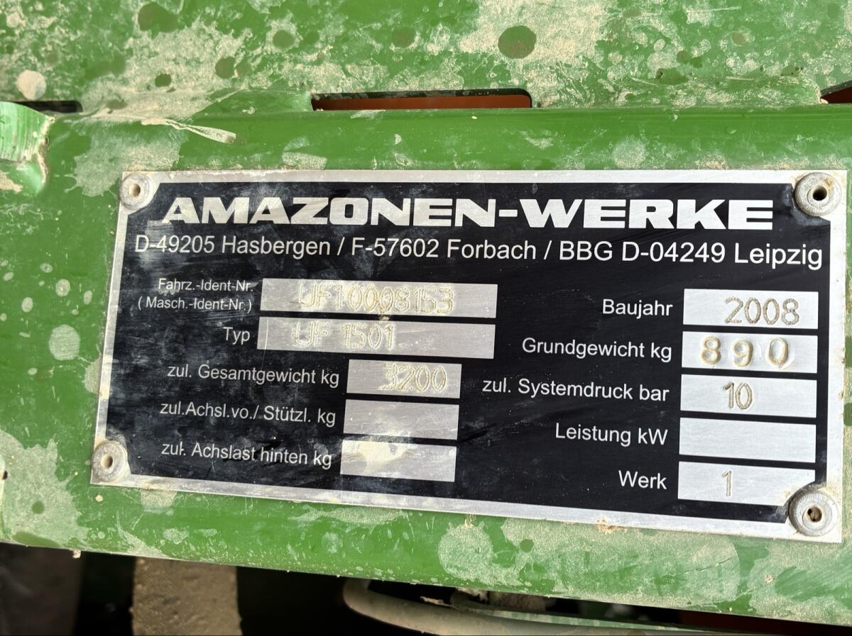 Amazone UF 1501 3