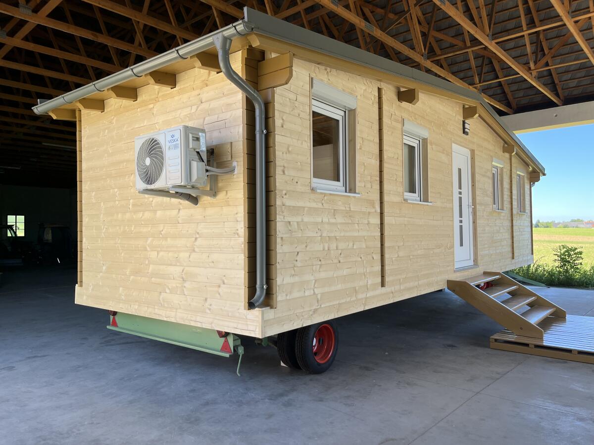 Mobil-Holzhaus wintertauglich, schlüsselfertig