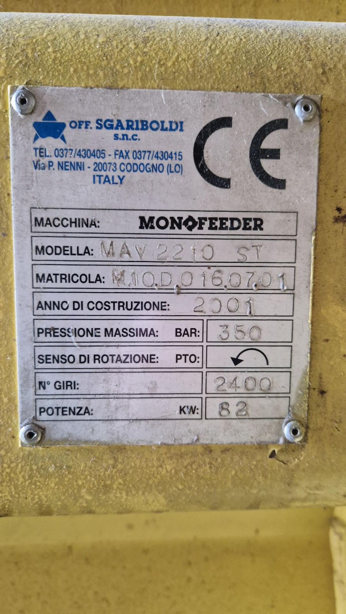 Sgarivoldi MAV 2210 MAV 2210 ST