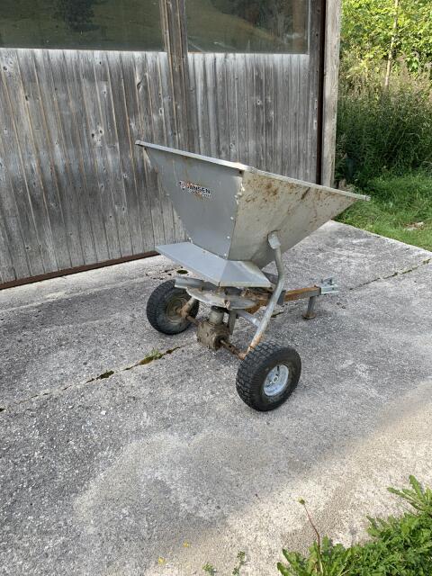 Streuwagen Jansen SW-200 Splitstreuer Düngestreuer