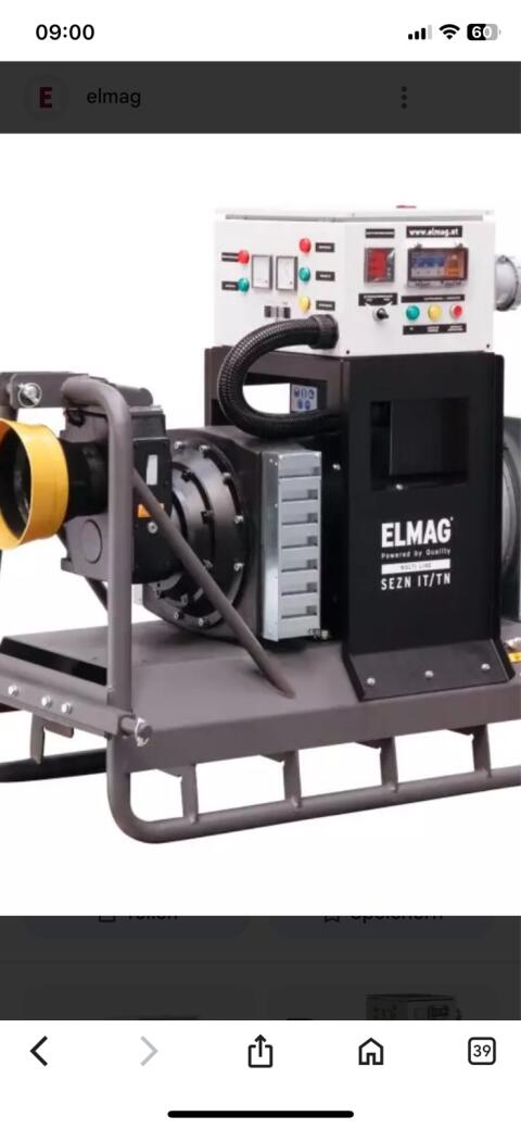 Zapfwellenstromerzeuger SEZN 90 WD AVR IT/TN der Firma Elmag