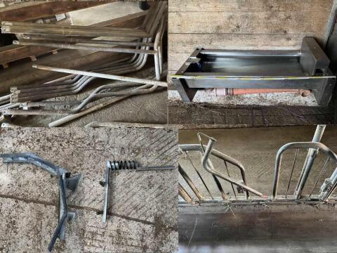 Selbstfangfressgitter, Liegeboxentrennbügel, Suevia Tränkebecken