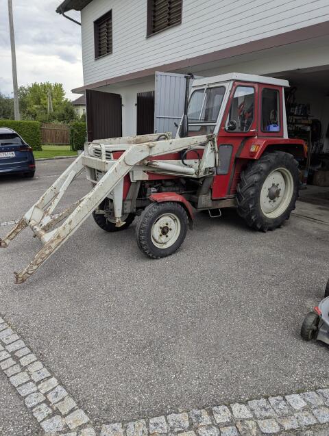 Steyr 540, Frontlader, Heizung, Hecklade