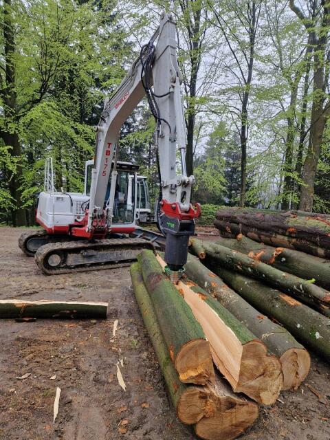 Spaltarbeiten Holz