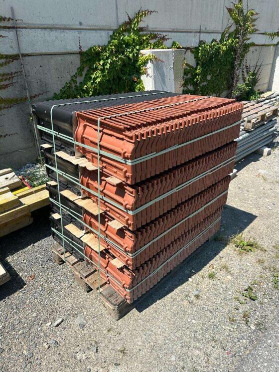 Dachziegel Creaton MZ3 schwarz/anthrazit