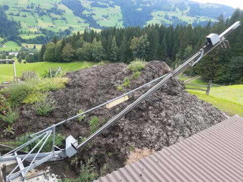 Felder Hochförderer Entmistung Schubstange