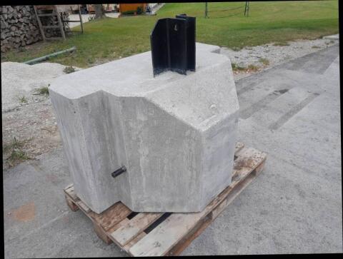 Traktorgewicht 1.000 kg, Front- und Heckgewicht