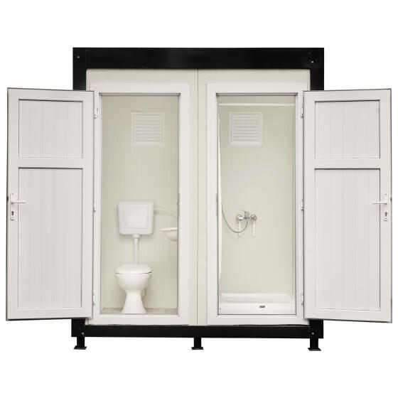 Sanitär-WC-Container + Dusche oder WC+WC