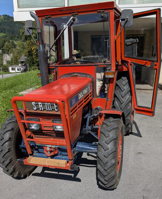 Same Delfino 35 DT - Allrad, inkl. Scheiblhofer Kippmulde