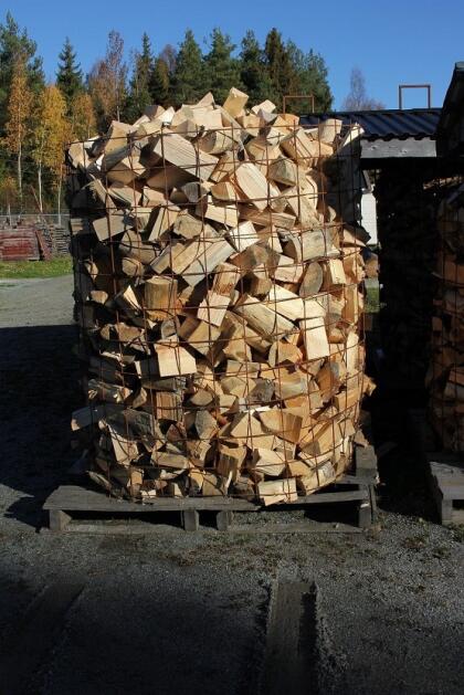 Trockenes Birkenholz in Großsack – 1.000 l
