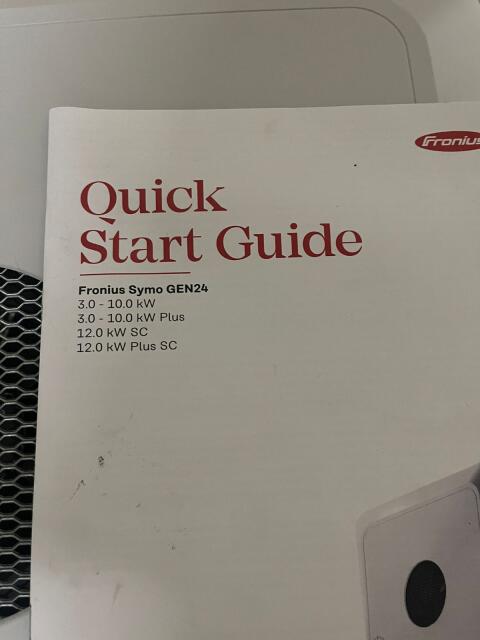 Fronius Wechselrichter Photovoltaik SYMO GEN 24 12.0 Plus SC