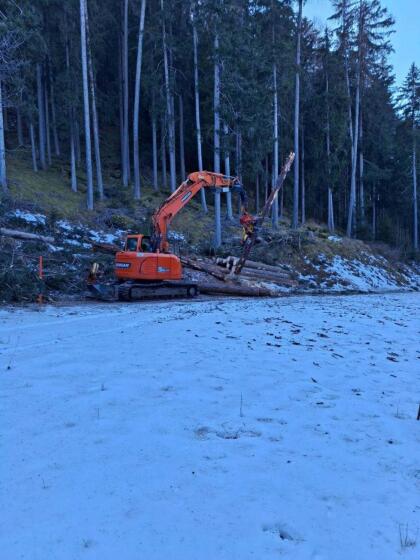 Bagger mit Prozessor Doosan DX140LCR