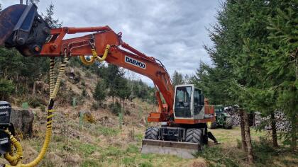 Daewoo Forstbagger Prozessor 20t