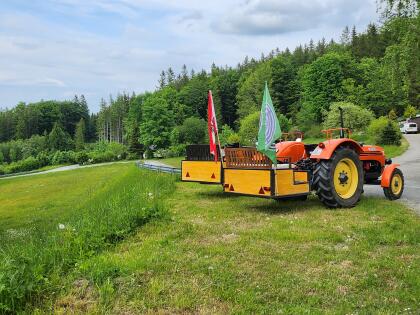 Traktor Heckkiste