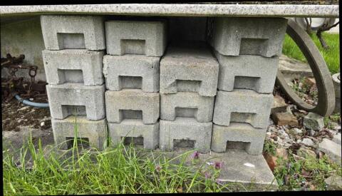 Betonsockel für Baustellengitter
