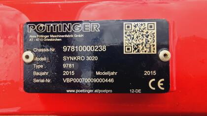 Pöttinger Syncro 3020 Grubber