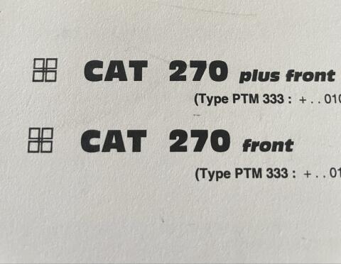 Pöttinger Frontmähwerk Cat 270