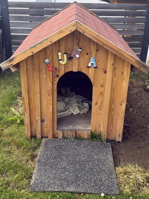 Hundehütte voll isoliert