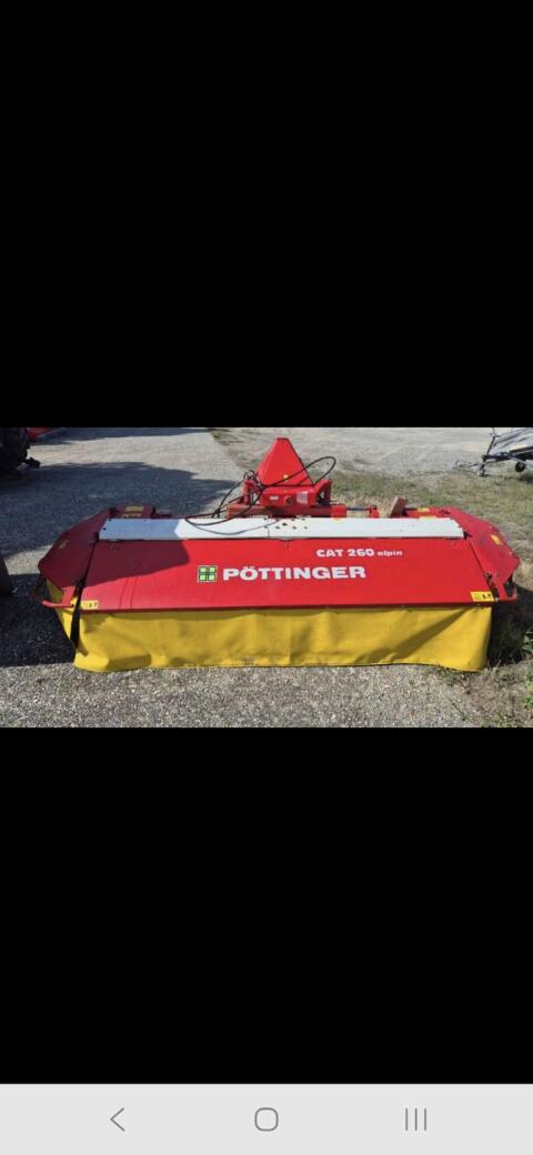 Frontmähwerk Pöttinger CAT 260 Alpin