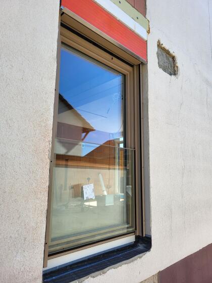 Kunststoff-Alu-Fenster 1240x2035 Raffstore elektrisch NEU