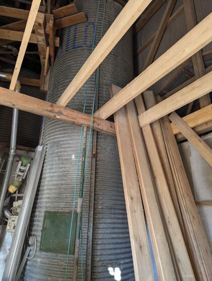 Blechsilo Wellblech Dm. 3 m H 7 m