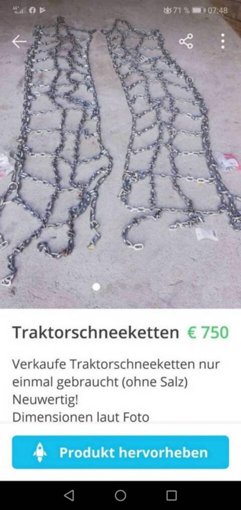 Traktorschneeketten