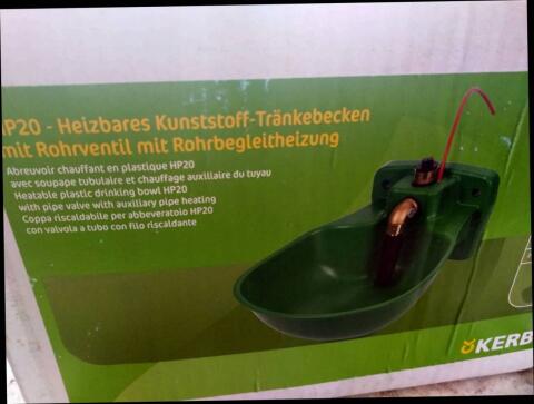 Tränkebecken Kerbl mit Heizkabel