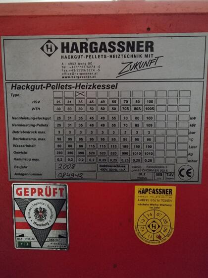 Hargassner Hackschnitzelheizung HSV 35