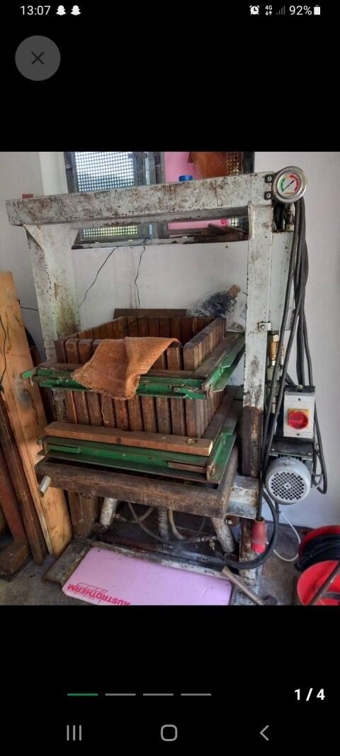 Mostpresse hydraulisch + Mühle