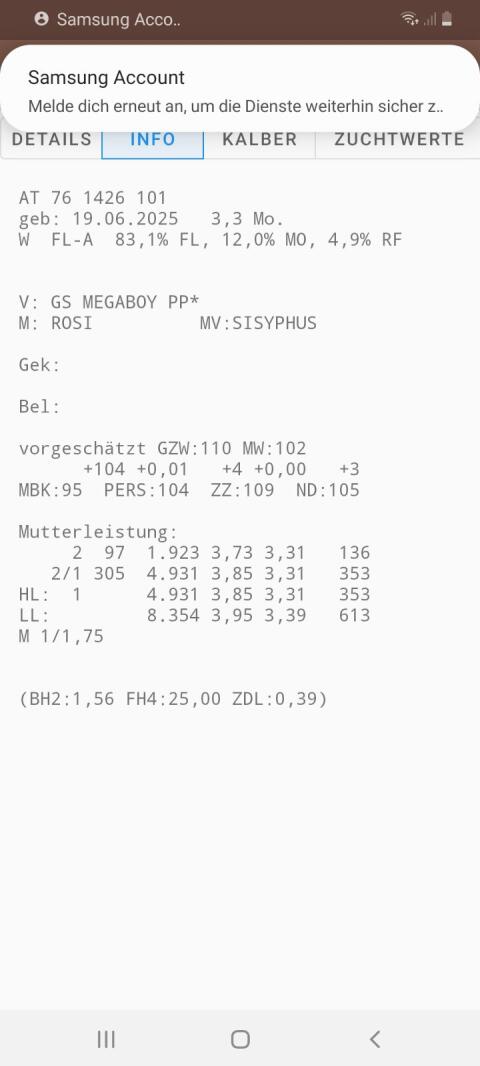 Bio FV Kalb