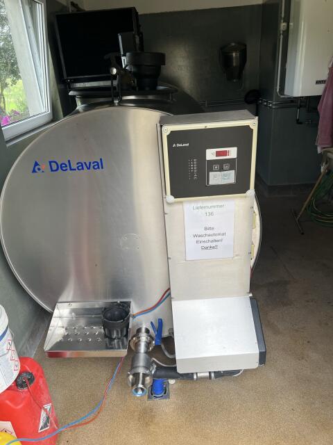 DeLaval Milchtank 1.400 l – gepflegt & einsatzbereit