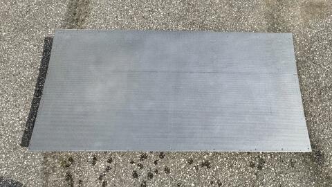 Edelstahl Lochblech Rundloch versetzt 2 x 1 m
