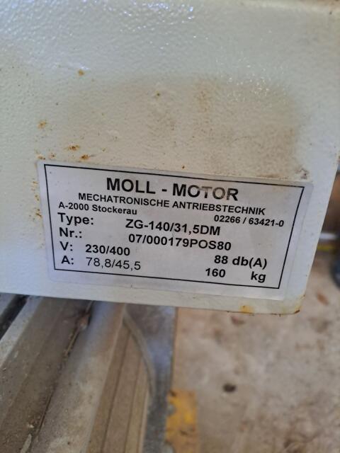 Stromaggregat Zapfwellenaggregat Moll Motor