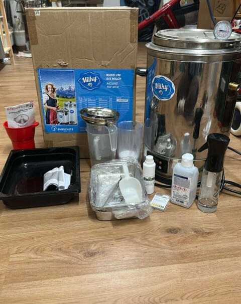 Milky Mini Pasteurizer FJ15 (14 l) - Komplett mit Zubehör